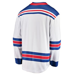 New York Rangers Fanatics Youth Away Breakaway Jersey - White - NHL 2913016
