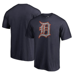 Detroit Tigers Static Logo T-Shirt - Navy - MLB Discount