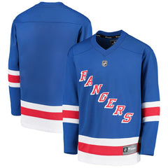 New York Rangers Fanatics Youth Home Replica Blank Jersey - Royal - NHL 2925490