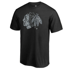 Chicago Blackhawks Static Logo T-Shirt - Black - NHL 2926669