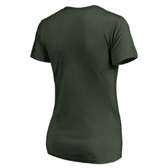 Minnesota Wild Women's Static Logo V-Neck T-Shirt - Green - NHL 2926739