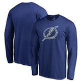 Tampa Bay Lightning Static Logo Long Sleeve T-Shirt - Blue - NHL 2926881