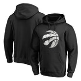 Toronto Raptors Marble Logo Pullover Hoodie Black