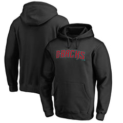 Arizona Diamondbacks Official Wordmark Fitted Pullover Hoodie - Black - MLB on Sale