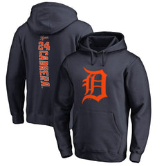 Miguel Cabrera Detroit Tigers Backer Pullover Hoodie - Navy - MLB Discount
