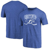 Tampa Bay Lightning Vintage Collection Line Shift Tri-Blend T-Shirt - Heathered Blue - NHL 2953233