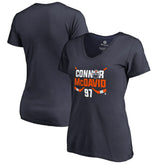 Connor McDavid Edmonton Oilers Women's Hometown Collection CM97 V-Neck T-Shirt - Navy - NHL 2957058