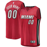 Miami Heat Youth Fast Break Replica Custom Jersey Red Statement Edition | Fanatics for sale