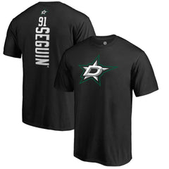 Tyler Seguin Dallas Stars Backer Name & Number T-Shirt - Black - NHL 2975438