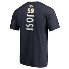 Roman Josi Nashville Predators Backer Name & Number T-Shirt - Navy - NHL 2975570