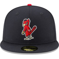 St. Louis Cardinals New Era Cooperstown Collection Wool 59FIFTY Fitted Hat - Navy - New Era Discount