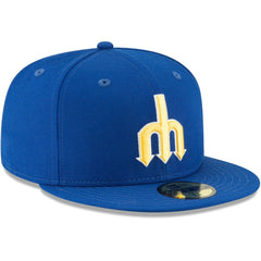 Seattle Mariners New Era Cooperstown Collection Wool 59FIFTY Fitted Hat - Blue - New Era Online