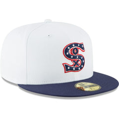 Chicago White Sox New Era Cooperstown Collection Wool 59FIFTY Fitted Hat - White - New Era Lifestyle