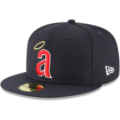 California Angels New Era Cooperstown Collection Wool 59FIFTY Fitted Hat - Navy - New Era Lifestyle