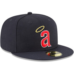 California Angels New Era Cooperstown Collection Wool 59FIFTY Fitted Hat - Navy - New Era Lifestyle