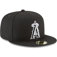 Los Angeles Angels New Era 59FIFTY Fitted Hat - Black - New Era Discount