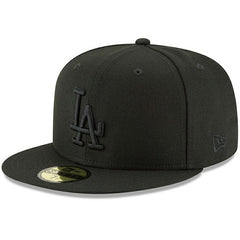 Los Angeles Dodgers New Era Primary Logo Basic 59FIFTY Fitted Hat - Black - New Era Lifestyle
