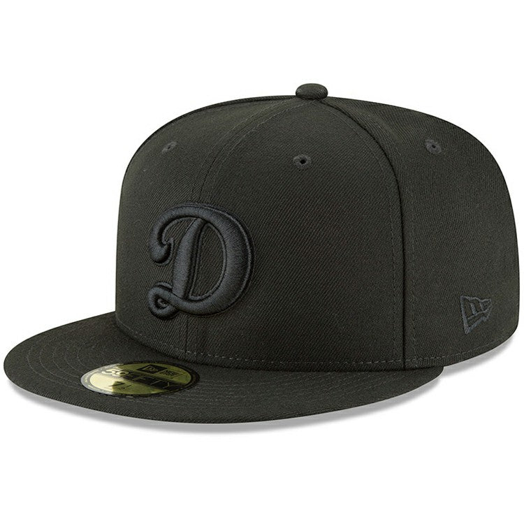 Los Angeles Dodgers New Era Secondary Logo Basic 59FIFTY Fitted Hat - Black - New Era on Sale