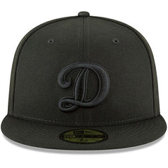 Los Angeles Dodgers New Era Secondary Logo Basic 59FIFTY Fitted Hat - Black - New Era on Sale