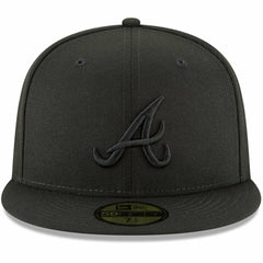 Atlanta Braves New Era Primary Logo Basic 59FIFTY Fitted Hat - Black - New Era Sale
