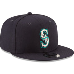 Seattle Mariners New Era Team Color 9FIFTY Snapback Hat - Navy - New Era Online