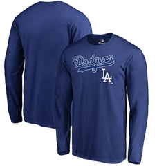 Los Angeles Dodgers Cooperstown Collection Wahconah Long Sleeve T-Shirt - Royal - MLB Online