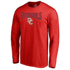 Washington Nationals Cooperstown Collection Wahconah Long Sleeve T-Shirt - Red - MLB Lifestyle