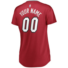 Miami Heat Women's Fast Break Replica Custom Jersey Wine Statement Edition | Fanatics Lifestyle