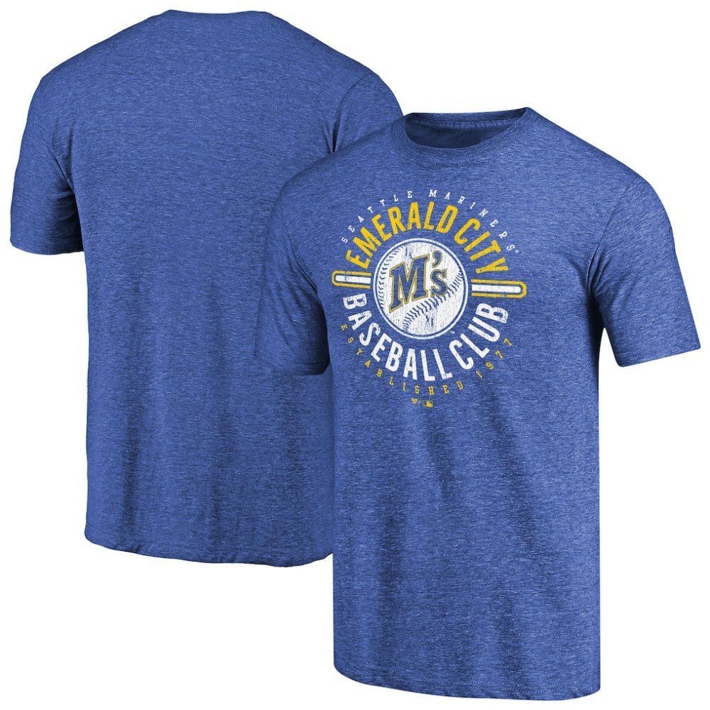 Seattle Mariners Hometown Collection Emerald City T-Shirt - Royal - MLB on Sale