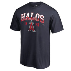 Los Angeles Angels Hometown Collection Halos T-Shirt - Navy - MLB Discount
