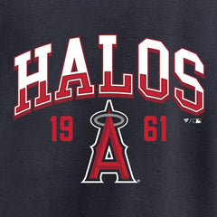 Los Angeles Angels Hometown Collection Halos T-Shirt - Navy - MLB Discount