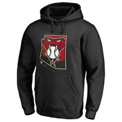 Arizona Diamondbacks Hometown Collection Baja Pullover Hoodie - Black - MLB Online
