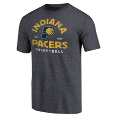 Indiana Pacers Vintage Arch Tri-Blend T-Shirt Navy