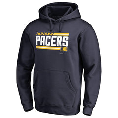 Indiana Pacers Onside Stripe Pullover Hoodie Navy