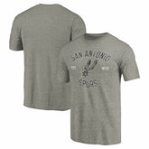 San Antonio Spurs Team Heritage Tri-Blend T-Shirt Gray