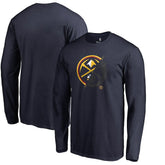 Denver Nuggets X-Ray Long Sleeve T-Shirt Navy