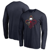 New Orleans Pelicans X-Ray Long Sleeve T-Shirt Navy