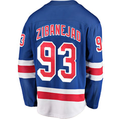 Mika Zibanejad New York Rangers Fanatics Home Breakaway Player Jersey - Blue - NHL 3005972