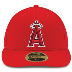 Los Angeles Angels New Era Alt Authentic Collection On-Field Low Profile 59FIFTY Fitted Hat - Red - New Era Online
