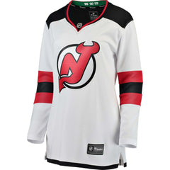 New Jersey Devils Fanatics Women's Away Breakaway Jersey - White - NHL 3009288