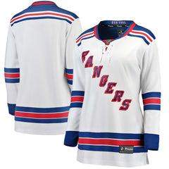New York Rangers Fanatics Women's Away Breakaway Jersey - White - NHL 3009290