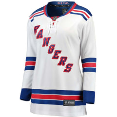 New York Rangers Fanatics Women's Away Breakaway Jersey - White - NHL 3009290