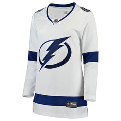 Tampa Bay Lightning Fanatics Women's Away Breakaway Jersey - White - NHL 3009296