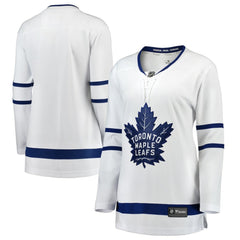 Toronto Maple Leafs Fanatics Women's Away Breakaway Jersey - White - NHL 3009297