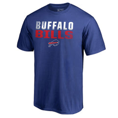 Buffalo Bills Iconic Collection Fade Out T-Shirt Royal