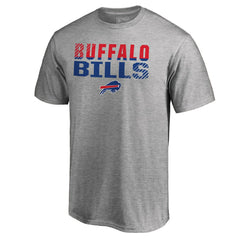 Buffalo Bills Iconic Collection Fade Out T-Shirt Ash