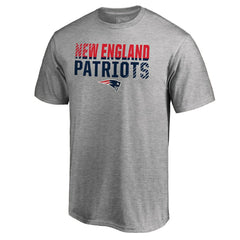 New England Patriots Iconic Collection Fade Out T-Shirt Ash