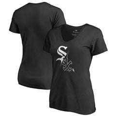 Chicago White Sox Women's X-Ray V-Neck T-Shirt - Black - MLB on Sale