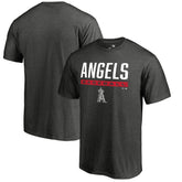 Los Angeles Angels Win Stripe T-Shirt - Ash - MLB Discount