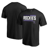 Colorado Rockies Onside Stripe T-Shirt - Black - MLB Lifestyle